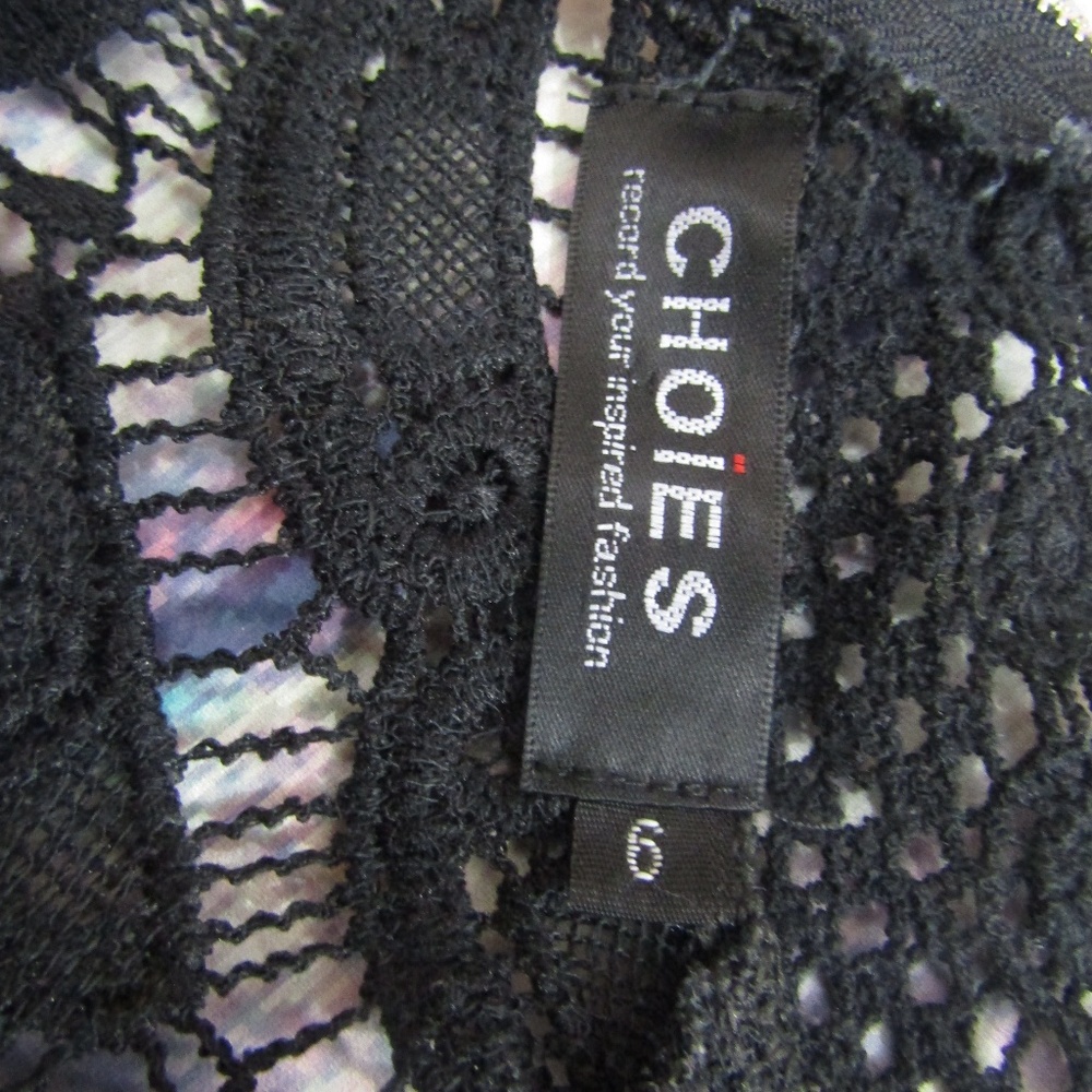 Choies High Collared Lace Skater Dress 6 - Picture 6 of 8